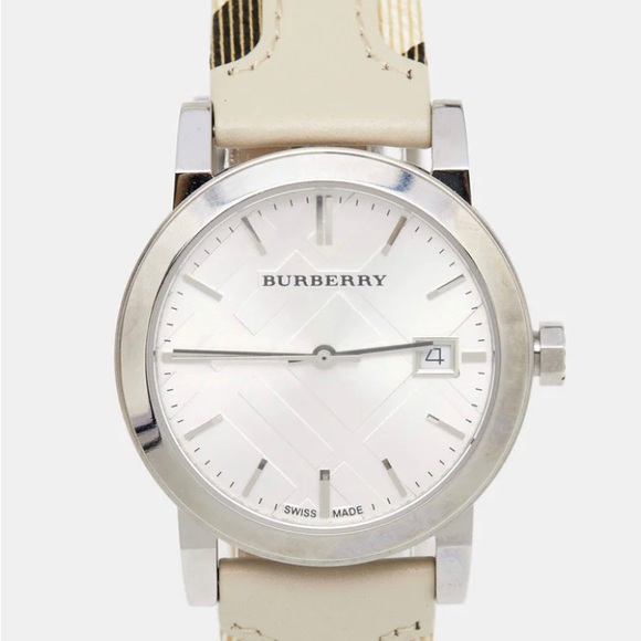 BURBERRY WHITE DIAL WATCH - Picture 2 of 8
